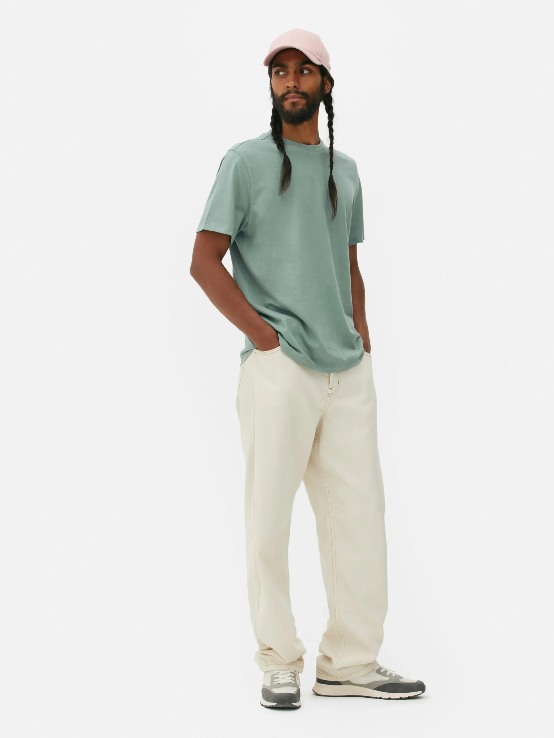 T-shirt à Col Ras-du-cou Coupe Regular|Primark New