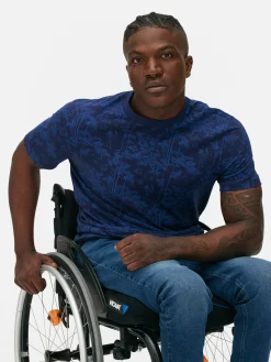 T-shirt à Col Ras-du-cou Et Motif Arbres Japonais|Primark New