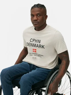 T-shirt à Manches Courtes Copenhague|Primark Online