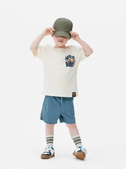 T-shirt à Manches Courtes Et Motif Pelleteuse|Primark Best