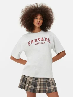 T-shirt à Manches Courtes Harvard|Primark Online