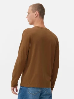 T-shirt à Manches Longues En Coton|Primark