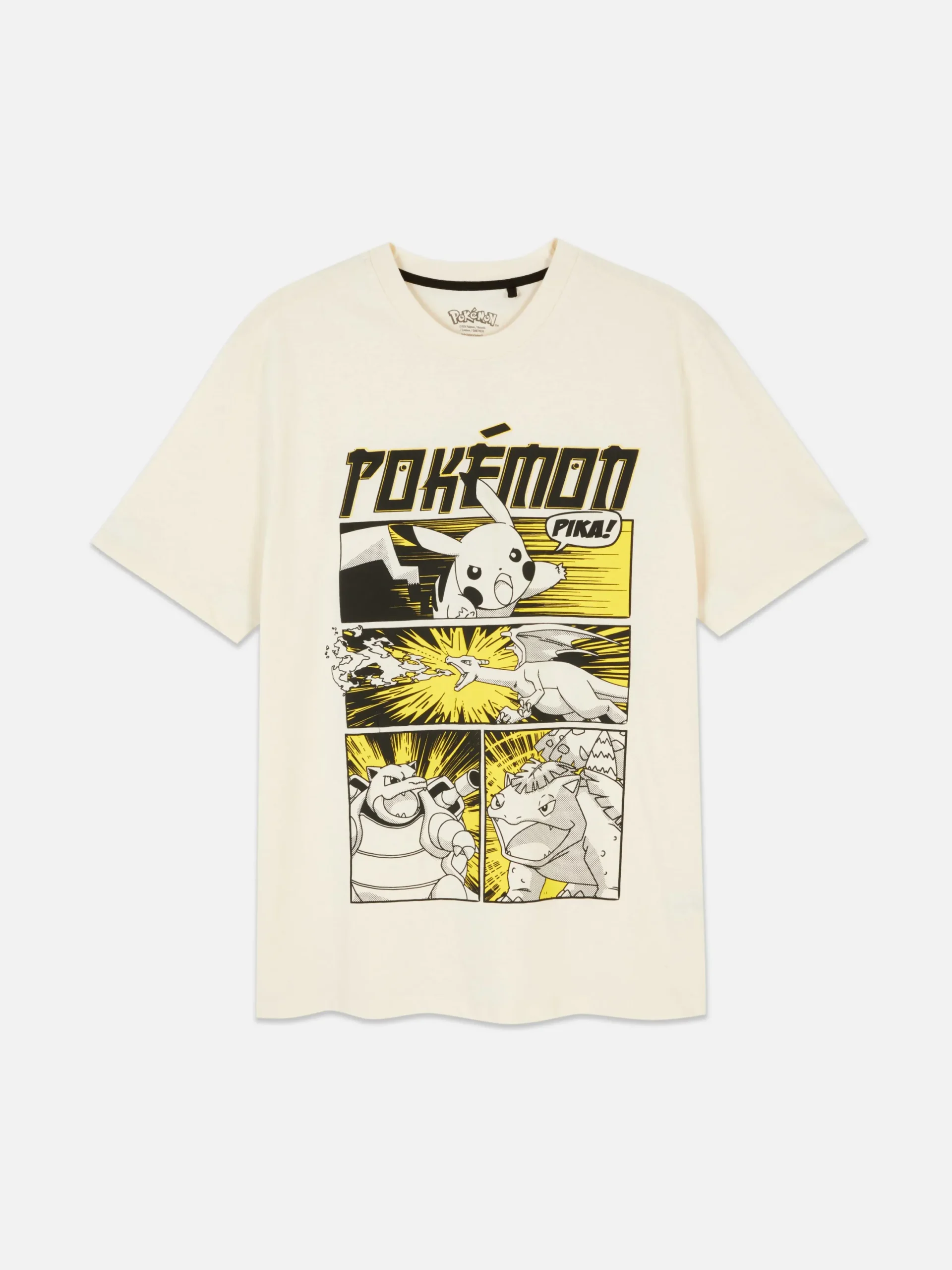 T-shirt à Motifs Style Bande Dessinée Pokémon|Primark Online