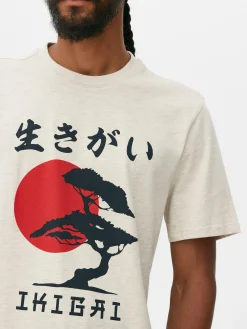 T-shirt Avec Imprimé Arbre Japonais|Primark Outlet
