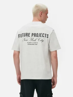 T-shirt Brodé Future Projects|Primark Discount