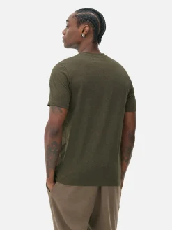 T-shirt Coupe Slim à Manches Courtes|Primark Sale