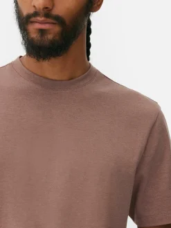 T-shirt Coupe Slim à Manches Courtes|Primark Hot