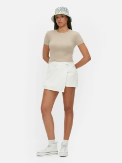 T-shirt Court à Manches Courtes|Primark Discount