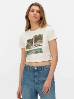T-shirt Court Graphique Claude Monet|Primark Outlet