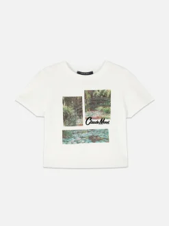 T-shirt Court Graphique Claude Monet|Primark Outlet