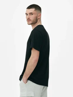 T-shirt Côtelé à Col Ras-du-cou|Primark Outlet