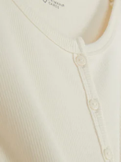 T-shirt Côtelé Boutonné|Primark Sale