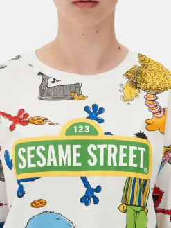 T-shirt De Nuit Graphique 1, Rue Sésame|Primark Best