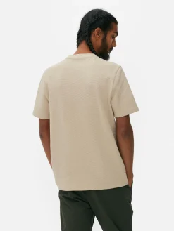 T-shirt En Maille Ottoman Côtelée|Primark Sale