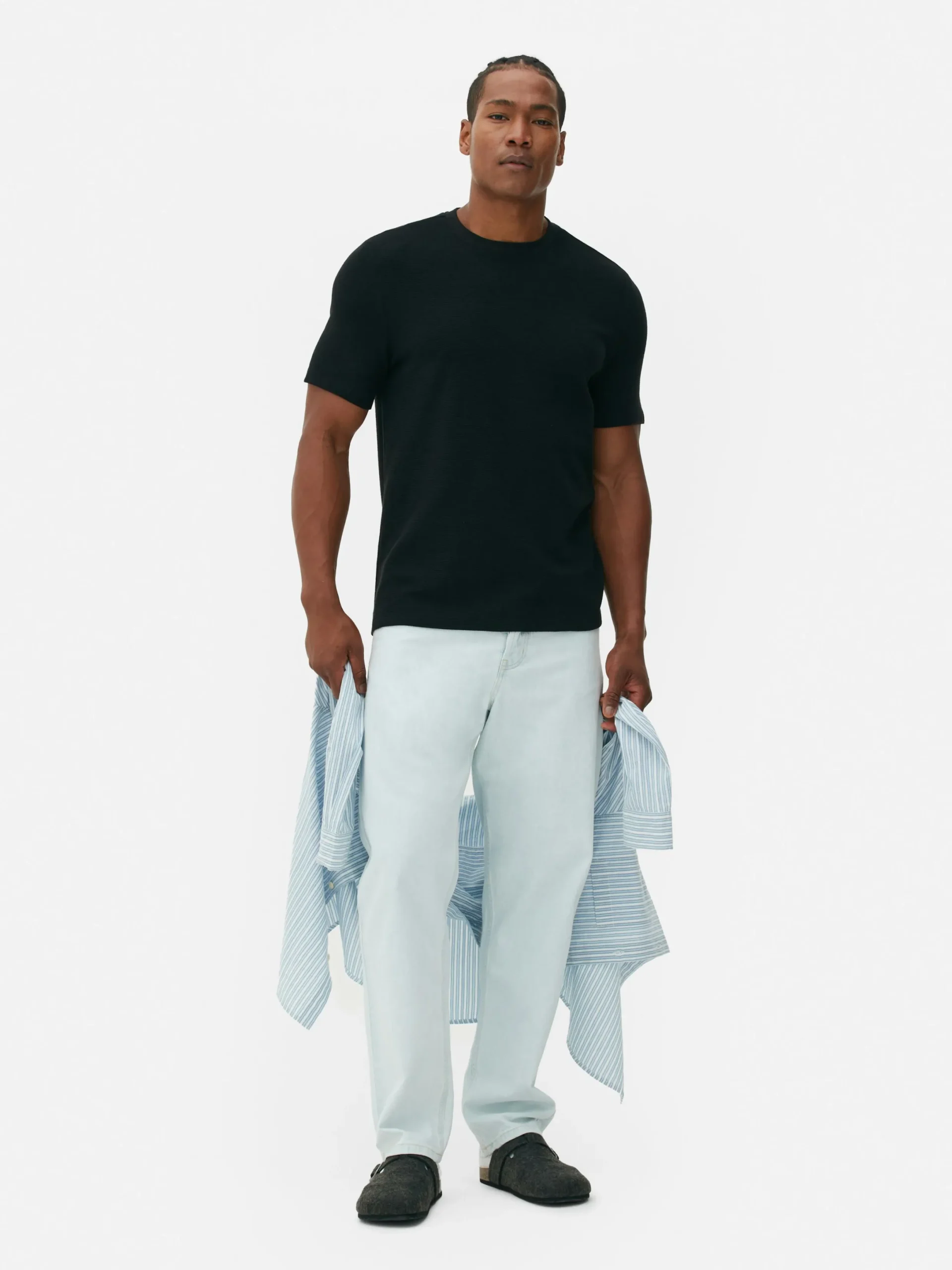 T-shirt En Maille Ottoman Côtelée|Primark Hot