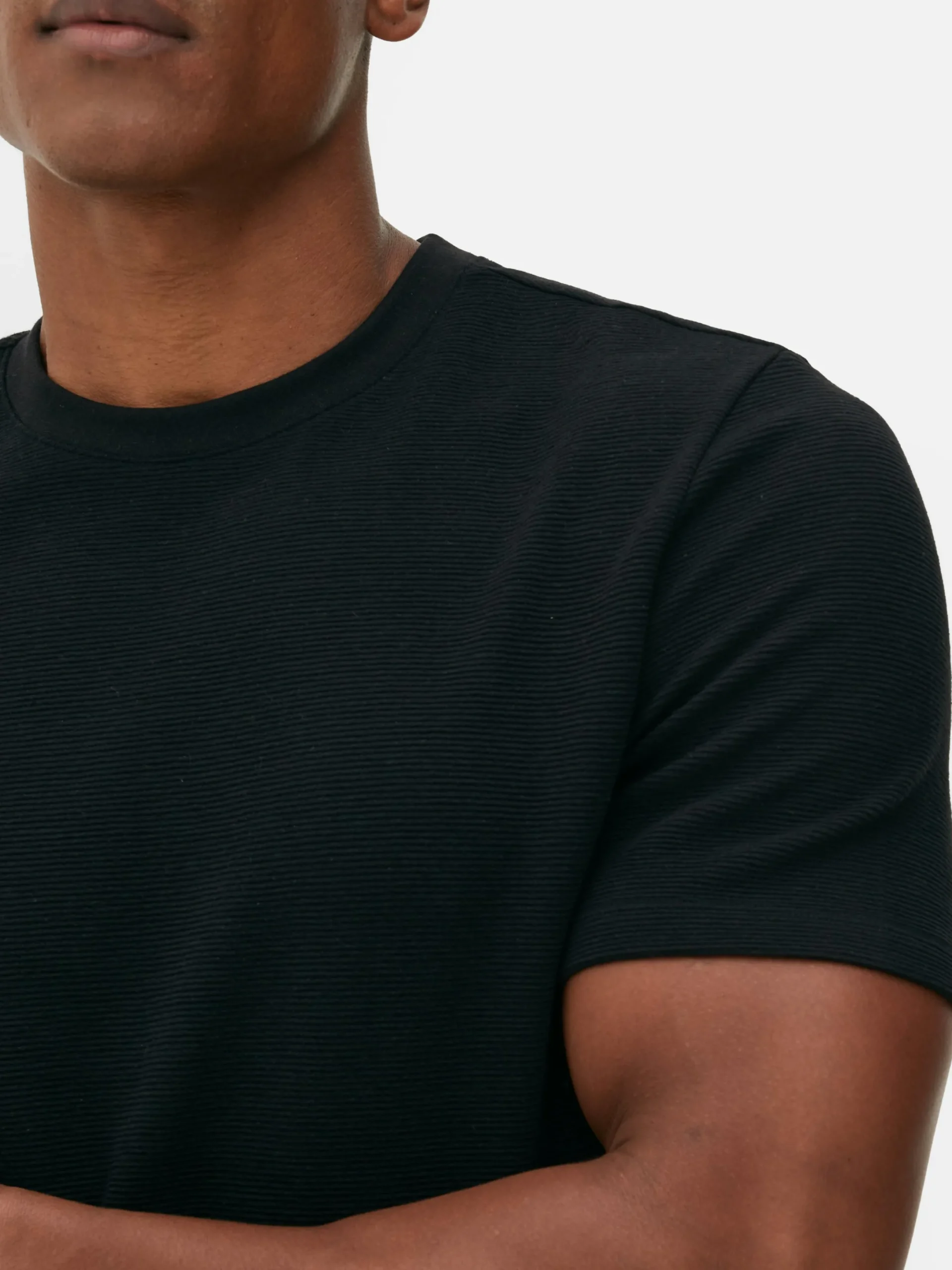 T-shirt En Maille Ottoman Côtelée|Primark Hot