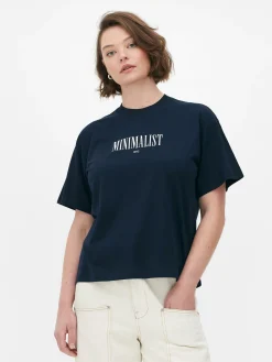 T-shirt Graphique à Coupe Décontractée|Primark Clearance
