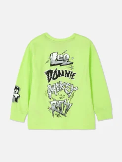 T-shirt Graphique à Manches Longues Les Tortues Ninja|Primark