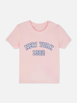 T-shirt Graphique New York|Primark Clearance