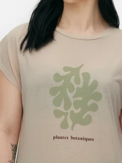 T-shirt Long à Col Ras-du-cou|Primark Sale