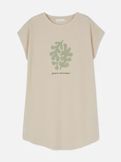 T-shirt Long à Col Ras-du-cou|Primark Sale