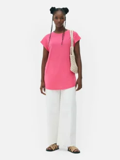 T-shirt Long Essential|Primark Hot