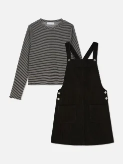 T-shirt Rayé à Manches Longues Et Robe Chasuble|Primark Best