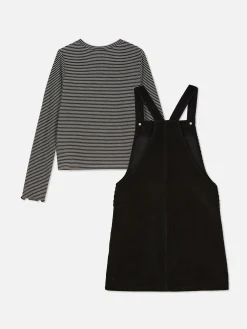 T-shirt Rayé à Manches Longues Et Robe Chasuble|Primark Best