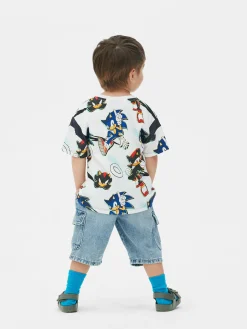 T-shirt Sonic Le Hérisson Et Shadow|Primark New