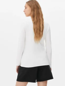 T-shirt Stretch à Col Ras-du-cou|Primark New