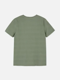 T-shirt Texturé Rayé|Primark