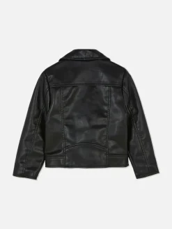 Veste De Motard En Simili Cuir|Primark Online