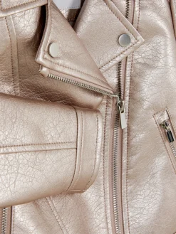 Veste De Motard Métallisée|Primark Sale