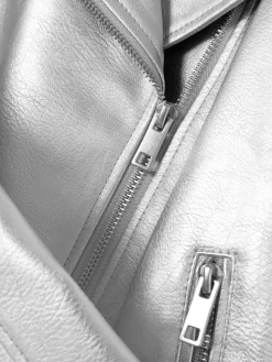 Veste De Motard Métallisée|Primark Discount