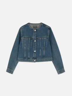 Veste En Jean Sans Col|Primark Best