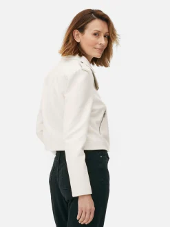 Veste Motard En Simili Cuir Essential|Primark