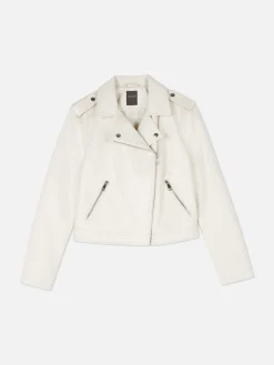 Veste Motard En Simili Cuir Essential|Primark