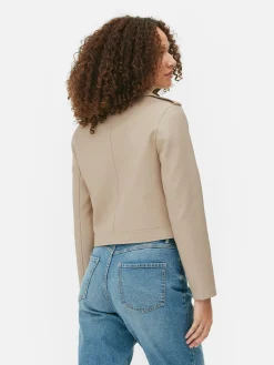 Veste Motard En Simili Cuir Essential|Primark Online