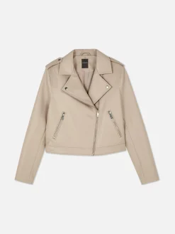 Veste Motard En Simili Cuir Essential|Primark Online