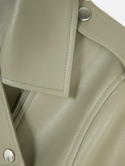 Veste Motard En Simili Cuir Essential|Primark Outlet